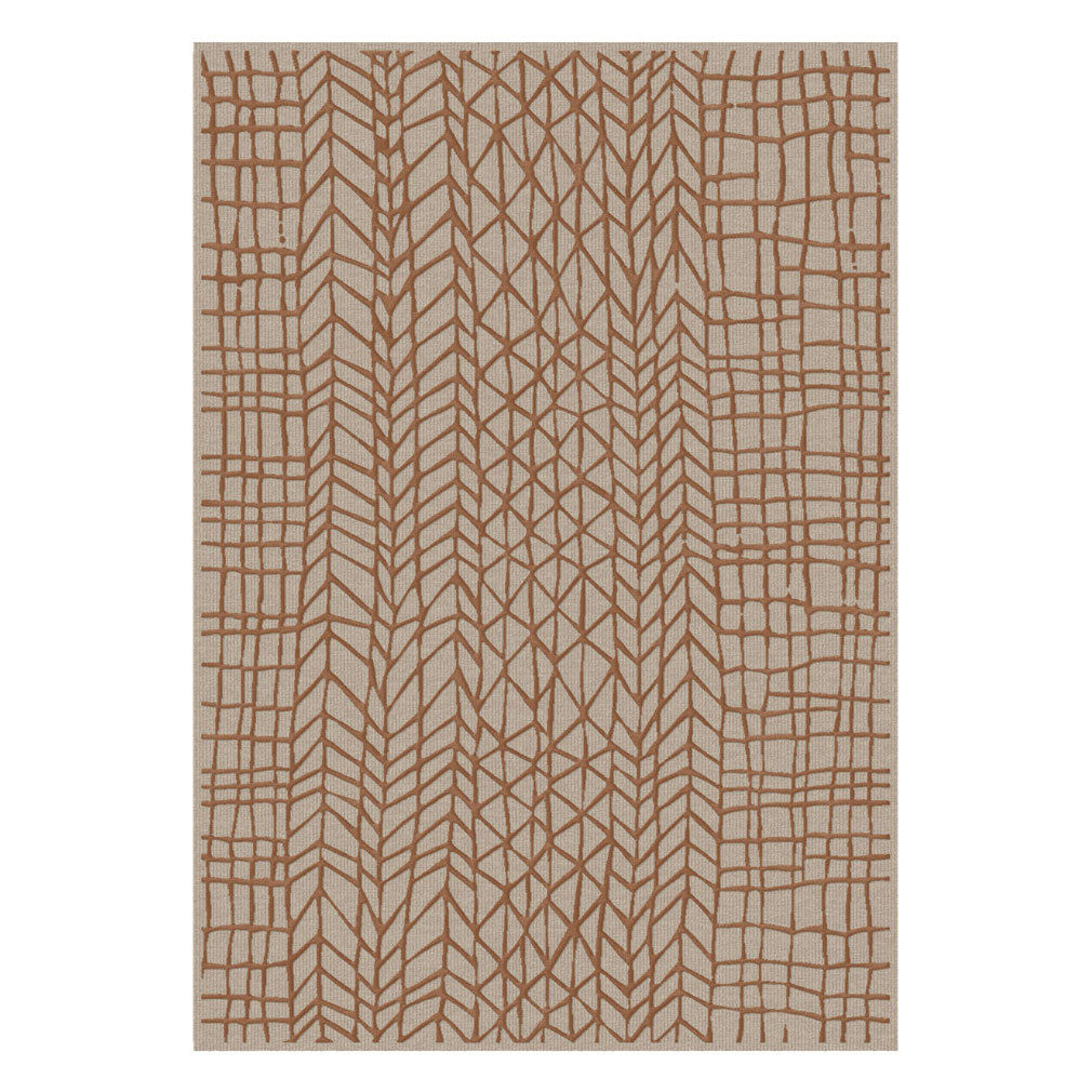 VM Carpet Lastu-matto kupari, 80 x 150 cm