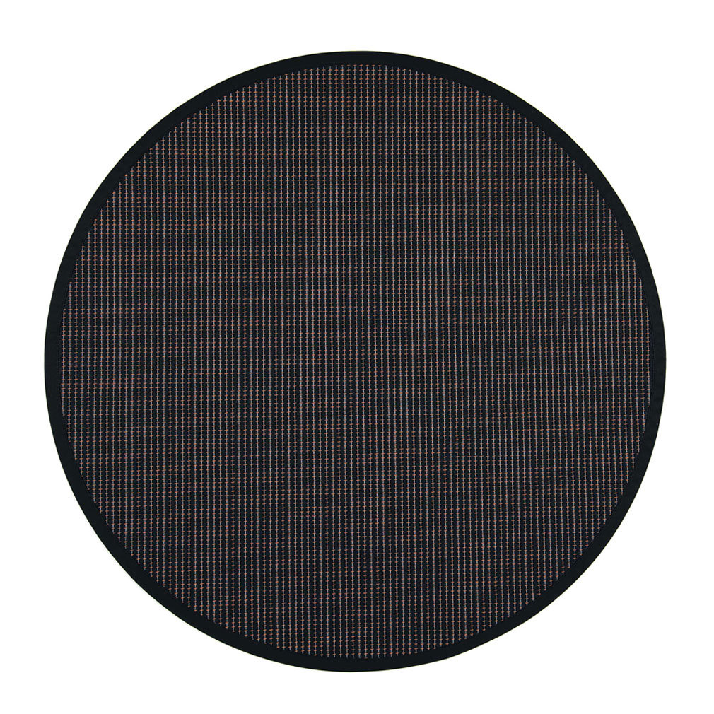 VM Carpet Lyyra-matto musta, ø 240 cm