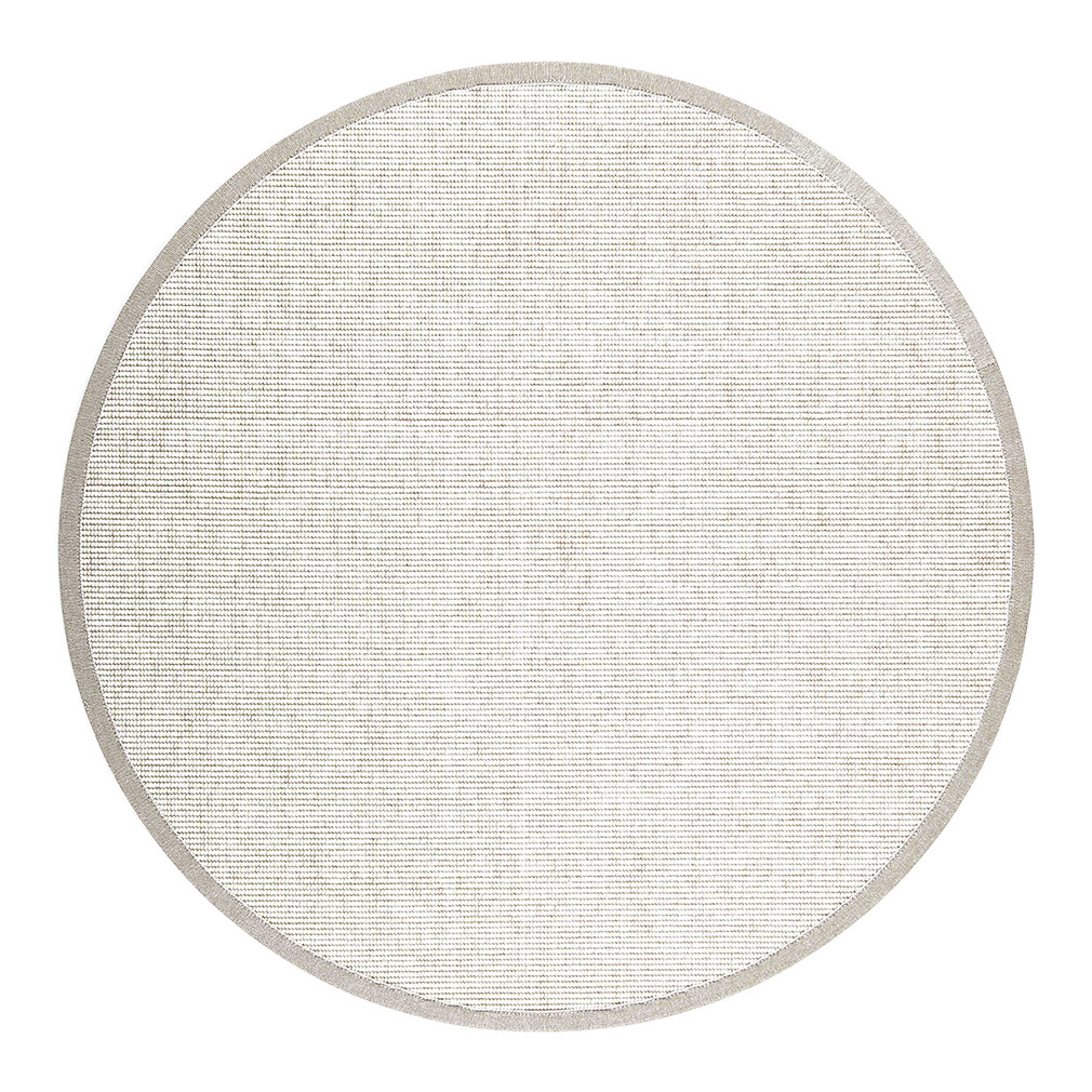 VM Carpet Esmeralda-matto valkoinen, ø 133 cm