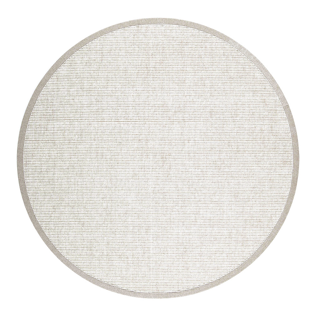 VM Carpet Esmeralda-matto valkoinen, ø 240 cm