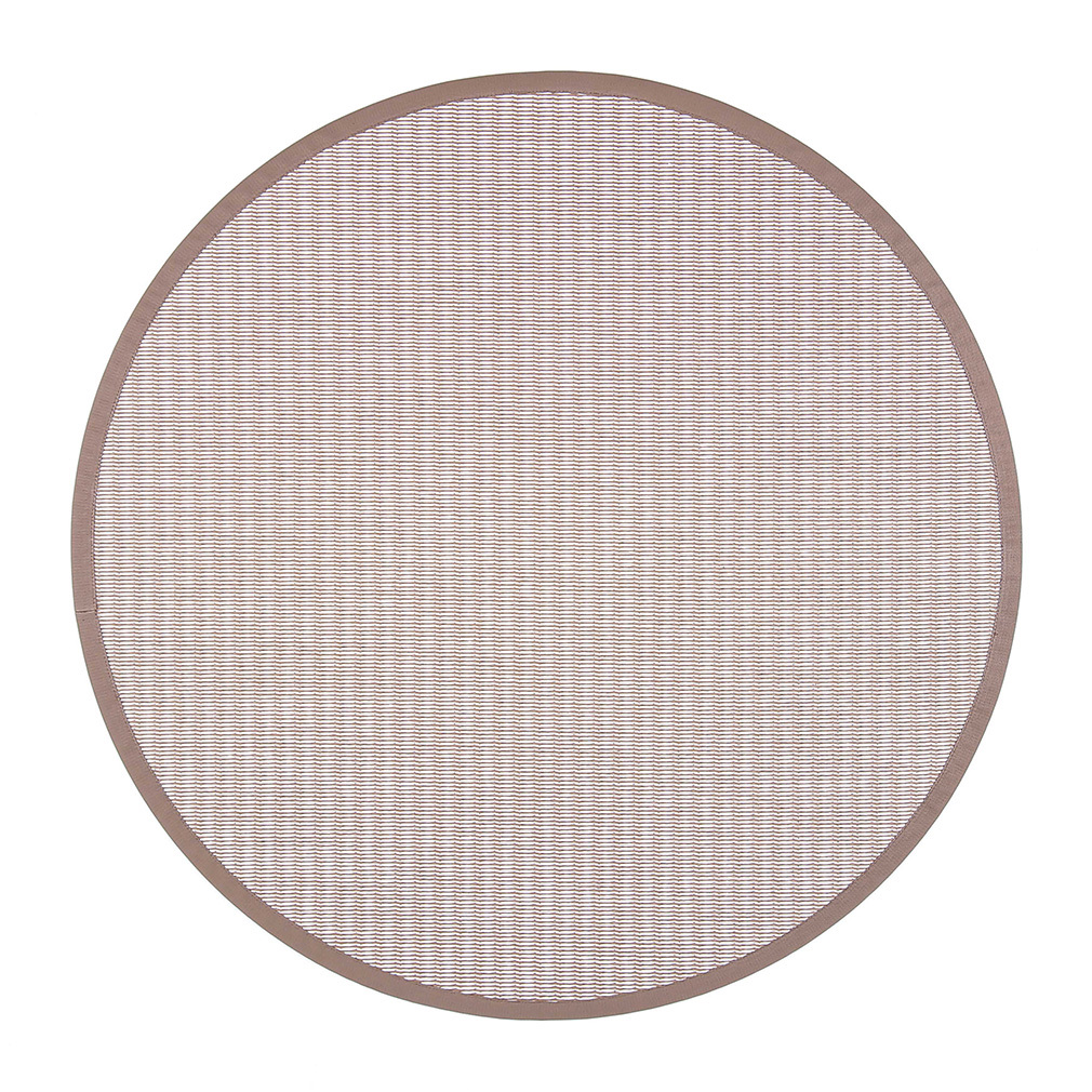 VM Carpet Kelo-matto beige/valkoinen, ø 240 cm