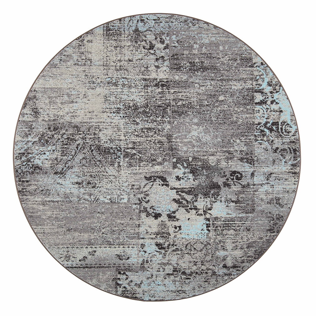 VM Carpet Rustiikki-matto turkoosi, ø 133 cm