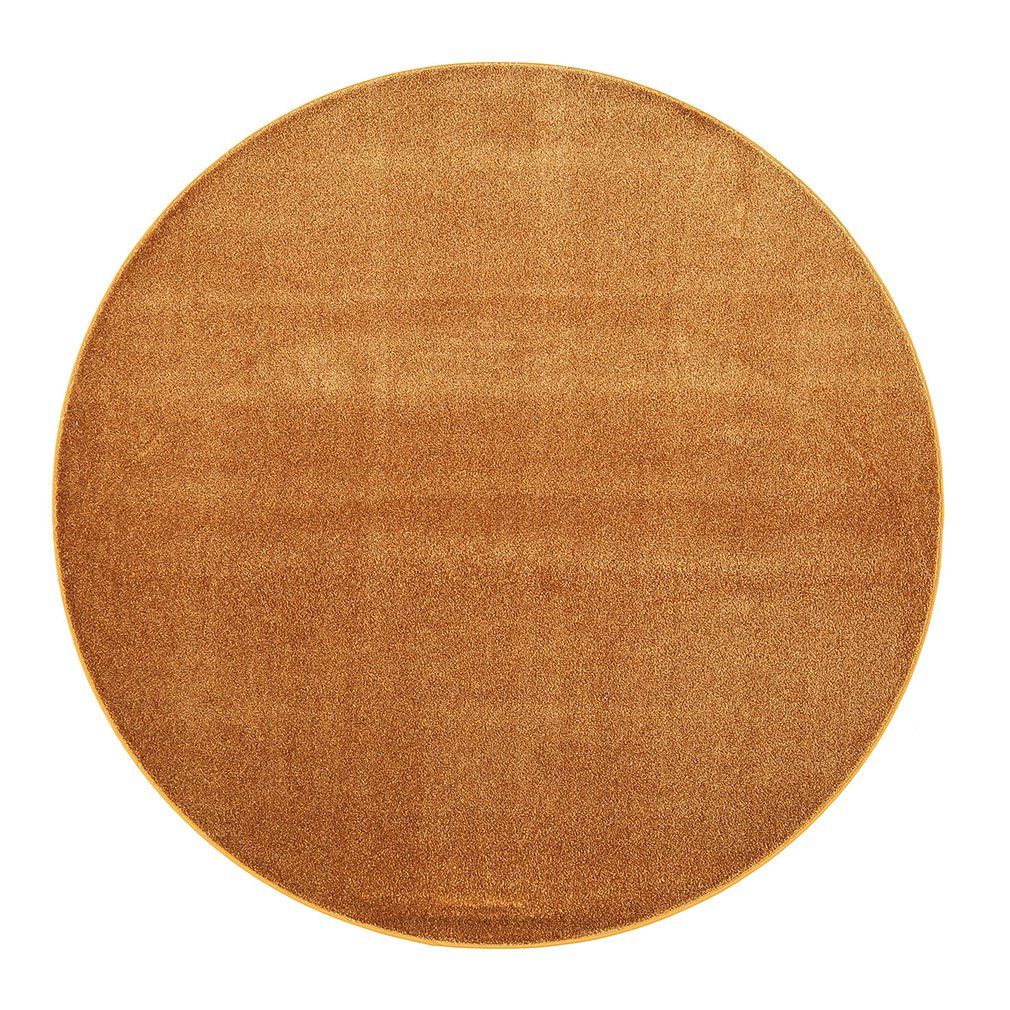 VM Carpet Satine-matto keltainen, ø 160 cm