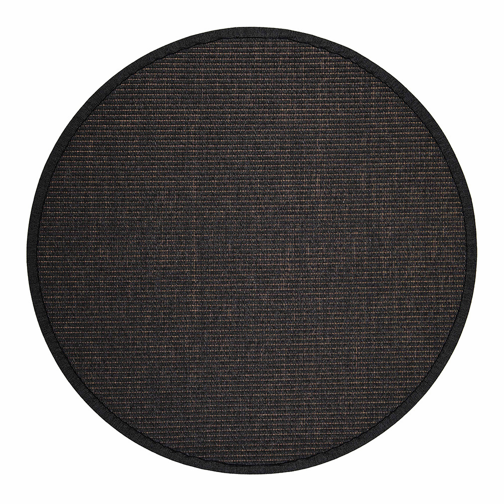 VM Carpet Tunturi-matto musta, ø 133cm