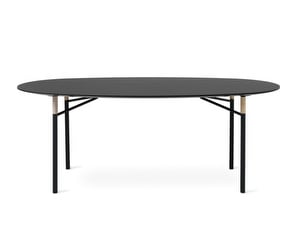 Affinity-ruokapöytä, black, 107 x 199 cm