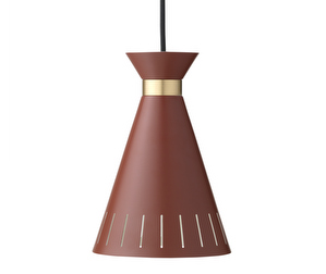 Cone Pendant Lamp, Oxide Red