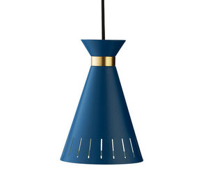 Cone Pendant Lamp, Azure Blue
