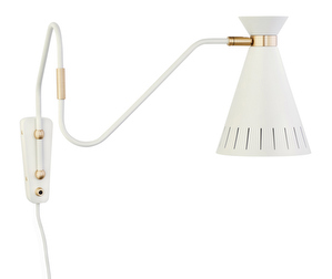 Cone Wall Lamp, White