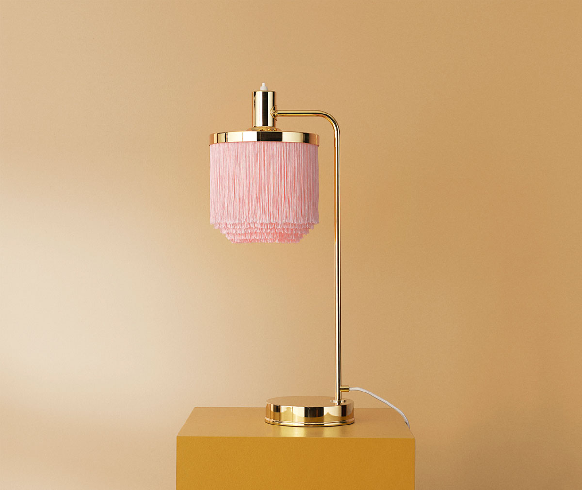 Framboise fringe lamp on sale