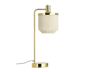 Fringe Table Lamp, Cream White