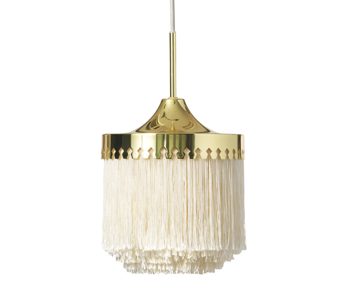 Warm Nordic Fringe-riippuvalaisin cream white, ø 20 cm