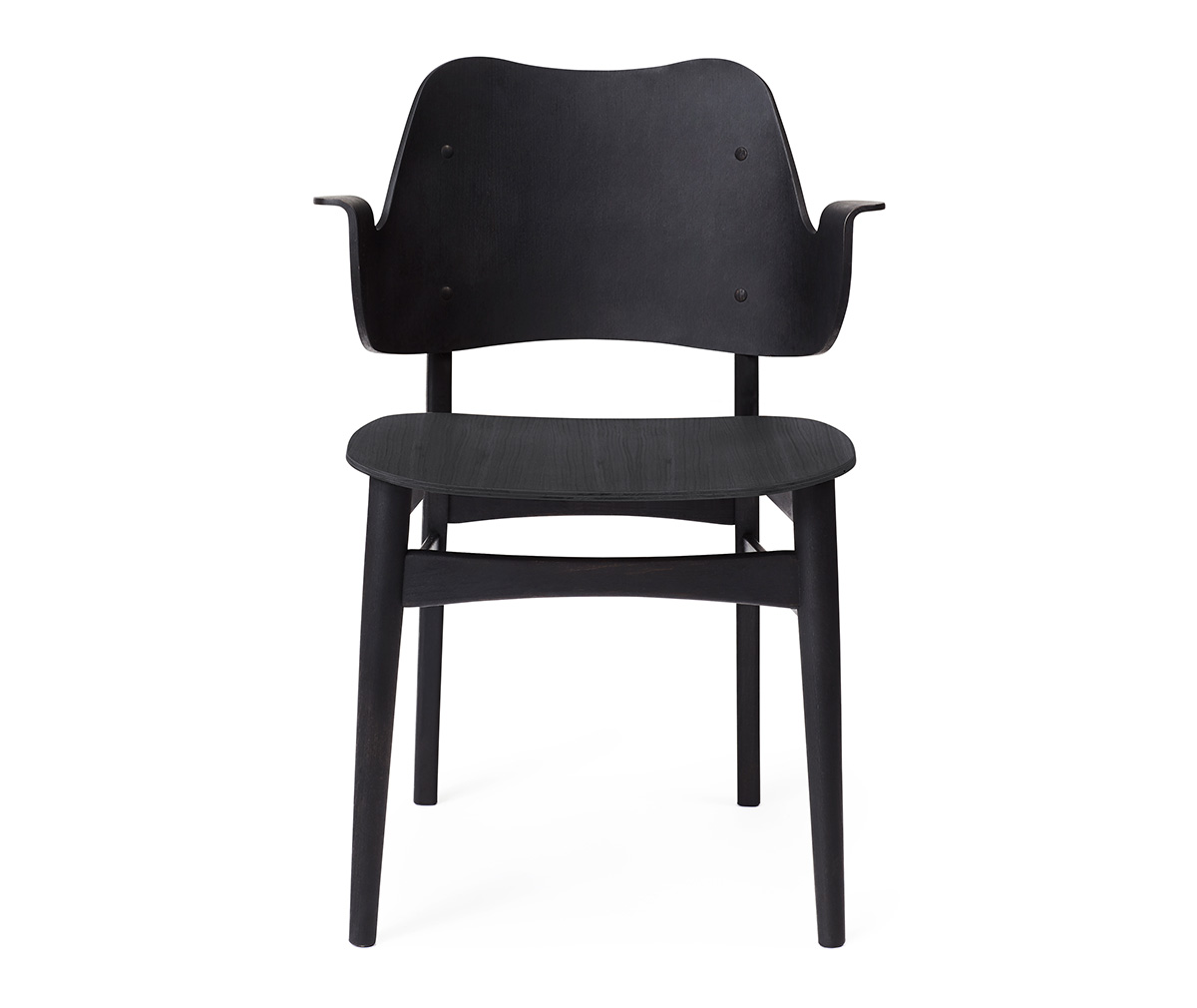 Warm Nordic Gesture Chair Black Beech Vepsalainen