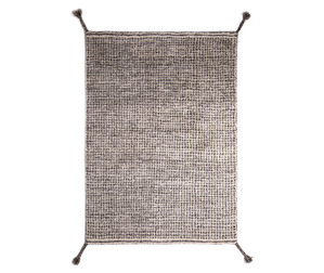 Grid Rug, White/Grey, 170 x 240 cm
