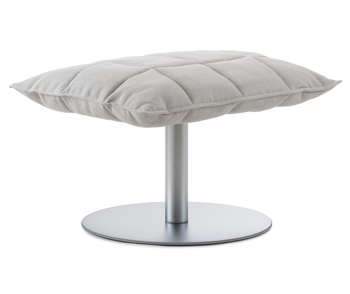 Woodnotes K Ottoman Stone Das Fabric, W 72 cm