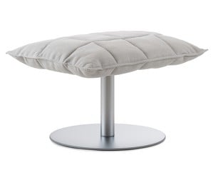 K Ottoman, Stone Das Fabric, W 72 cm