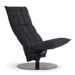 K Chair, Das Fabric Black, W 72 cm