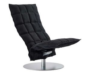 k-tuoli, Sand-kangas musta, L 72 cm