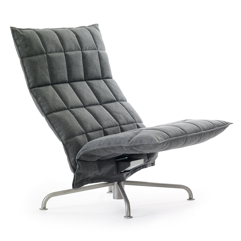 Woodnotes k-tuoli Das-kangas 51 grey, L 89 cm