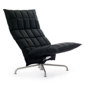 K Chair, Das Fabric 55 Black, W 89 cm