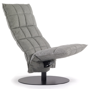 K Chair, Das Fabric Grey, W 72 cm