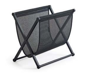 Woodnotes Magazine Rack, Black/Black