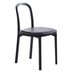 Siro Chair, Black Oak / Black Leather