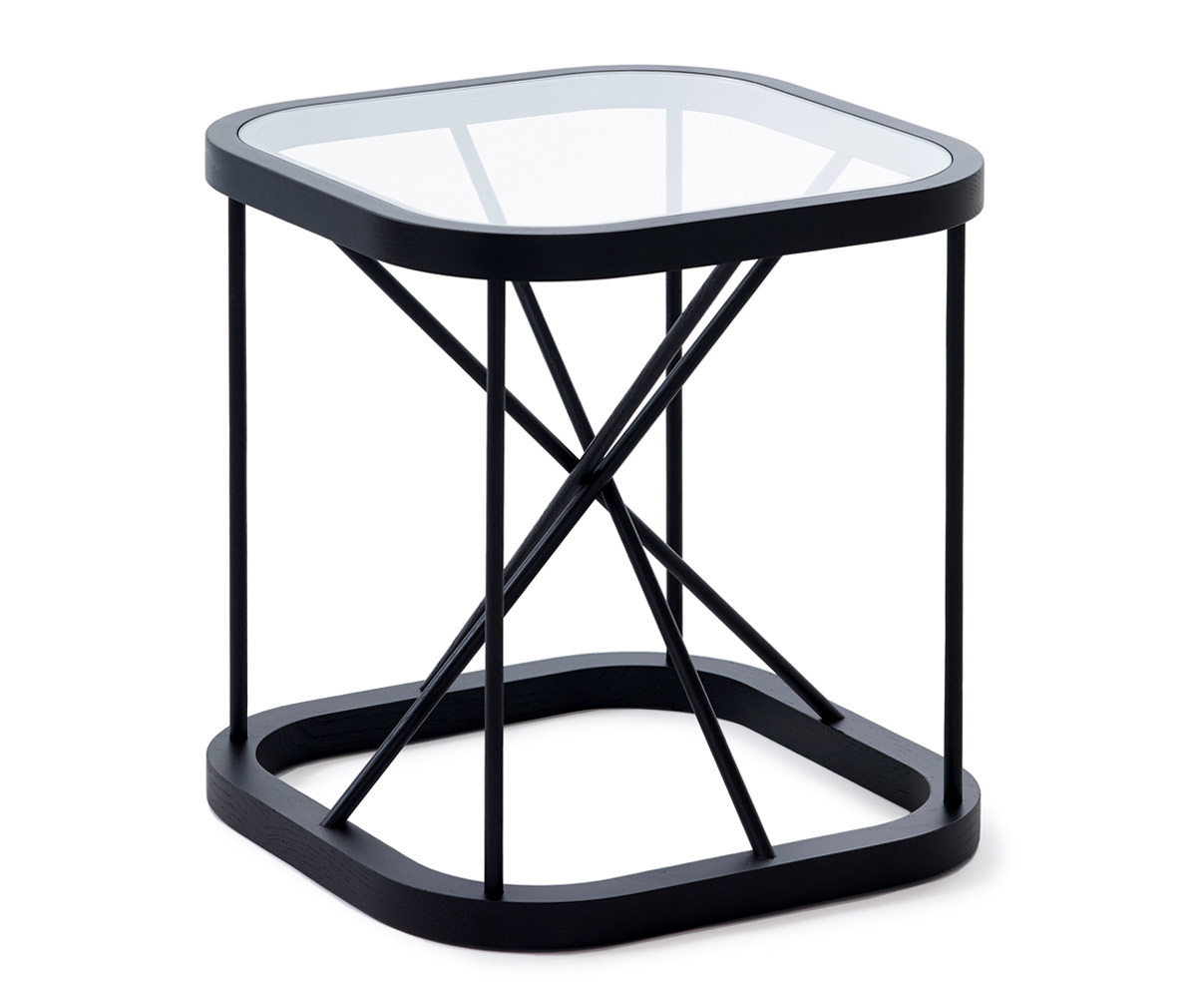 Woodnotes Twiggy Side Table Black, 44 x 44 cm