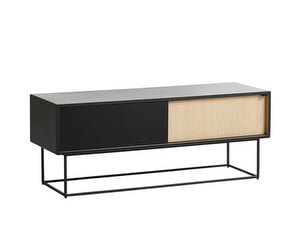 Virka Sideboard (Low), Black/Oak