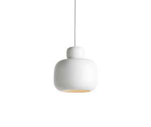 Stone Pendant Lamp, White, ø 16 cm