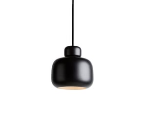 Stone Pendant Lamp, Black, ø 16 cm