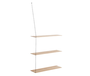 Stedge Add-On Shelf, White Lacquered Oak, W 80 cm