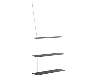 Stedge Add-On Shelf, Black Oak, W 80 cm