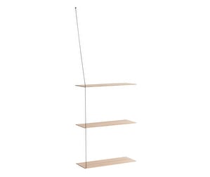 Stedge Add-On Shelf, White Lacquered Oak, W 60 cm