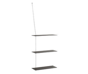 Stedge Add-On Shelf, Black Oak, W 60 cm