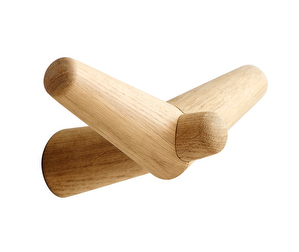 Tail Wing Hook, Oak, Medium