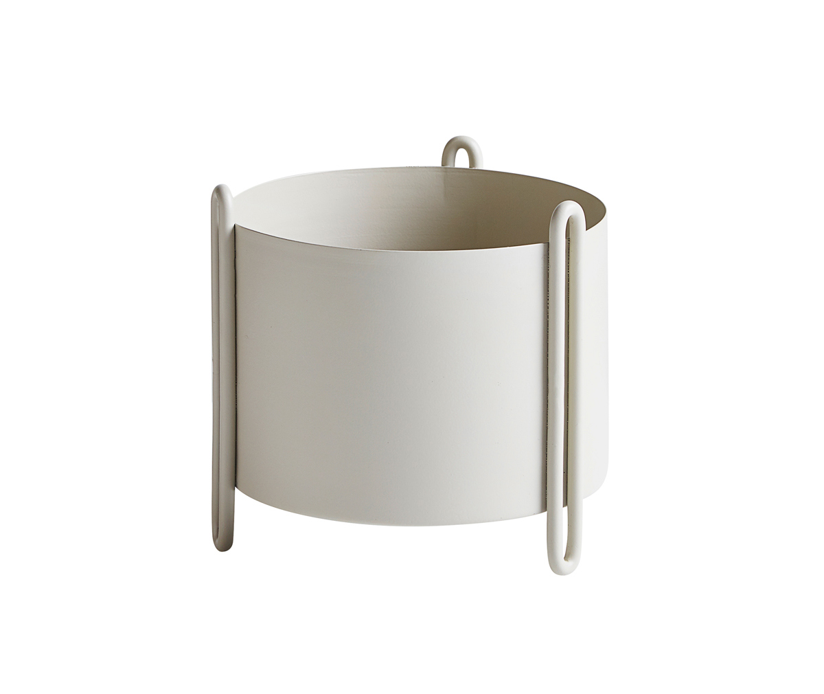 Woud Pidestall Planter Grey, Small
