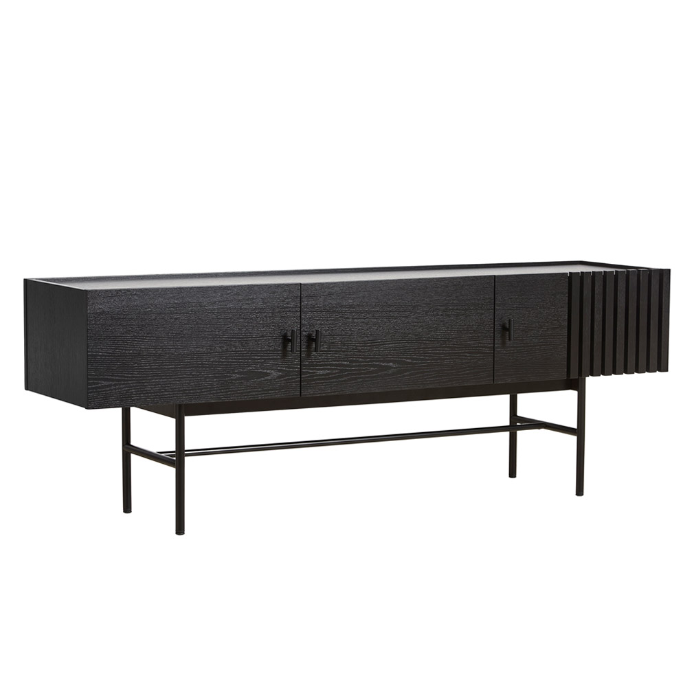 Woud Array Low Sideboard Black Veps l inen
