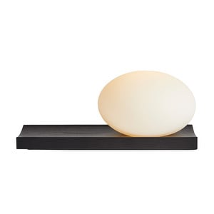 Dew Table/Wall Lamp, Black Ash