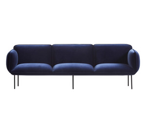 Nakki-sohva, Harald 3 -kangas 0792 tummansininen, L 245 cm