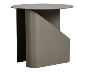Sentrum Side Table, Taupe, ø 40 cm