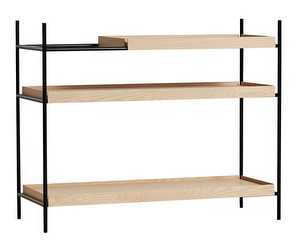 Tray Shelf, Oak, H 81 cm