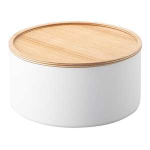 Rin Storage Case, White, Ø 22 cm, High