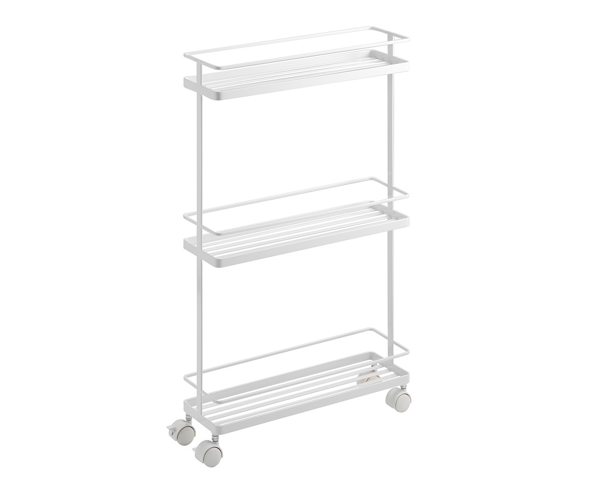 Yamazaki Tower Kitchen Trolley White