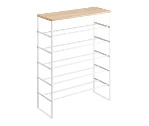Tower 6-Tiered Shoe Rack, White