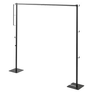 Tower-vaateteline, musta, L 175 cm