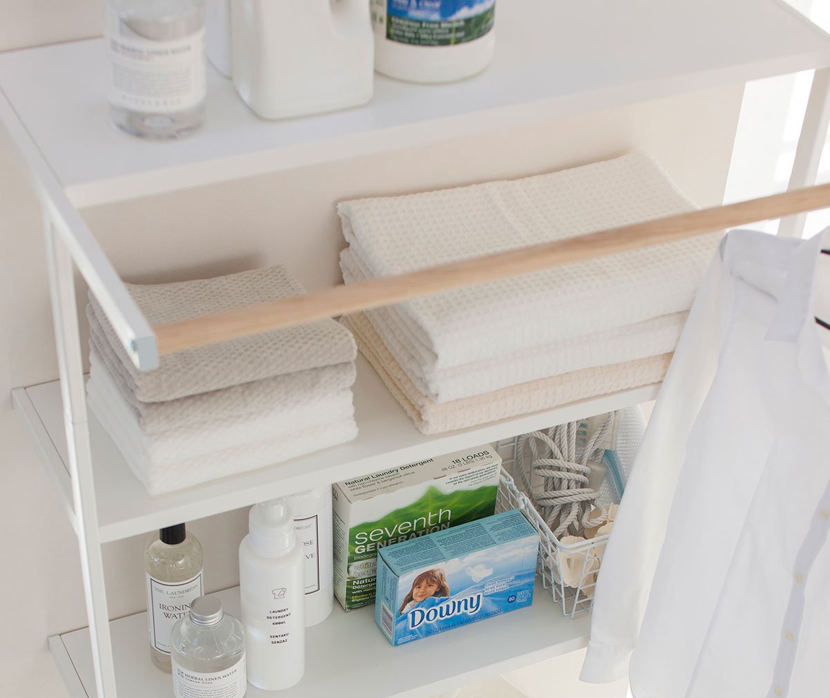 Yamazaki Tower Bathroom Stand White Vepsalainen
