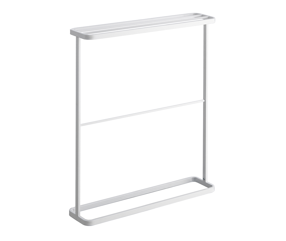 Yamazaki Tower Bath Towel Hanger, White Vepsäläinen