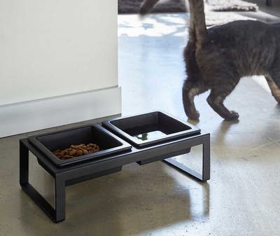 Tower Pet Food Bowl Stand Set