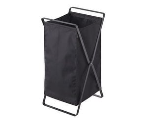 Tower Laundry Basket, Black