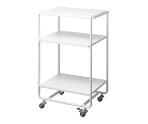 Tower 3-Tiered Wagon with Handle, White